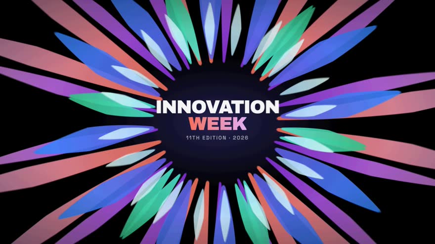 Záběr: motion grafika pro Innovation Week